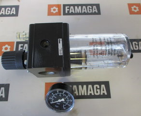 Блок подготовки воздуха
Kombi-Wartungseinheit, G 1, 0,5–10 bar, Handablassventil, Manometer, combibloc BG 60, /215
 EWO